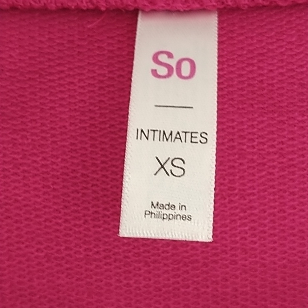 So Jersey Pink Shorts Pajama Set "More Kindness"  XS - Picture 5 of 10